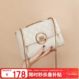 红蜻蜓（RED DRAGONFLY）包包女包牛皮斜挎单肩包方包送女友老婆妈妈跨年新年生日礼物