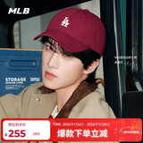 MLB帽子男女棒球帽骐骥红元旦休闲鸭舌帽软顶3ACP7701N-07WIS
