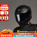 AVA闪电碳纤维头盔男女机车四季防雾摩托车全盔夏季黑武士 黑武士 M(推荐56-57头围）