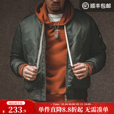 马登工装美式复古MA1飞行员棉服夹克男秋冬加厚棉袄棒球服上衣外套 绿色 【棉袄男/棉衣男款2025新款冬/袄子/衣服冬季】 L
