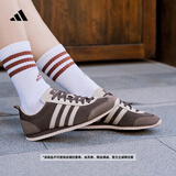 adidas「冰淇淋T头鞋」VS JOG 2.0复古薄底运动鞋阿迪达斯轻运动   棕色/土棕褐/岩层深土地棕（推荐女生买小半码）   38