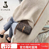 金狐狸（FOXER）女士包包女包大容量单肩斜挎包手机包小包跨年元旦礼物送女生女友
