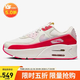 耐克（NIKE） 女子AIR MAX 90 LV8 SE厚底休闲鞋HF5073-133 白亮红 37.5 