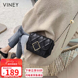 viney包包女包牛皮洋气斜挎包品牌单肩链条包生日新年礼物送女生女友