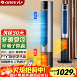 格力（GREE）暖风机冷暖两用塔扇家用冷暖风机摇头无叶风扇暖风机卧室客厅落地扇智能遥控电暖器 FL-1001RBag
