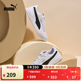彪马（PUMA）经典复古透气小白鞋男女简约百搭休闲板鞋CARACAL 369863 白-黑色-03 39 【尺码偏小】