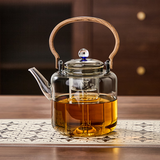茗光茶壶玻璃煮茶壶茶水分离泡茶壶高硼硅玻璃烧水壶玻璃茶具功夫茶壶