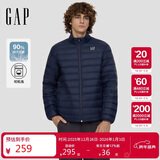 盖璞男装2025秋冬时尚logo轻薄立领羽绒服简约休闲保暖外套657225