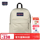 JANSPORT杰斯伯书包轻便双肩包男女旅行包简约背包电脑包学生校园 4QUTDH8奶漾-带侧边袋-25年