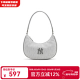 MLB官方 包包男女腋下包女款手提包单肩包新年礼物 纽约洋基/浅炭灰色（新款） F