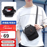 高尔夫（GOLF）单肩包男士休闲斜挎包男女帆布多隔层手机包防泼水迷你运动挂包