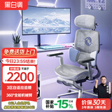 黑白调E3 Pro 4代人体工学椅电脑椅子办公椅人工力学座椅【罗永浩推荐】 E3Pro 【暮山紫限定款】有脚托