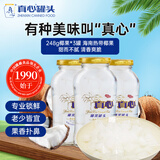 真心 椰果罐头248g*3罐 水果罐头糖水饮料水果捞休闲礼盒送礼黑五