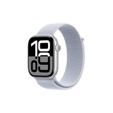 Apple/苹果 Watch Series 10 智能手表GPS+蜂窝款46毫米银色铝金属表壳青云色回环式运动表带MWYH3CH/B