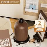 金牌厨柜（GOLDENHOME）牙签盒高档轻奢家用防尘牙签罐棉签盒收纳盒多功能ABS塑料
