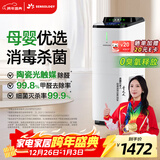 思乐智S400积木空气净化器陶瓷光触媒分解甲醛杀菌0臭氧负离子新风换气一体机除霾除异味新家礼物 母婴杀菌套装【0臭氧无辐射】 CAPS400