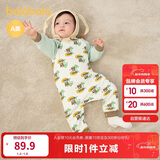 巴拉巴拉婴儿连体衣宝宝新生儿衣服爬服哈衣2025撞色时尚可爱209325120202