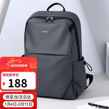 高尔夫（GOLF）双肩包男士大容量背包男防泼水15.6英寸电脑学生书包休闲旅行背包