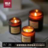 无印良品（MUJI）香味蜡烛  白檀味85g 香薰蜡烛浪漫香氛表白蜡烛杯蜡礼物女