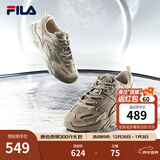 斐乐（FILA）跑步鞋老爹鞋男子跑步鞋MARSⅡ火星二代情侣款复古运动鞋休闲鞋 驼丝锦-DO-F12M131116F 42.5