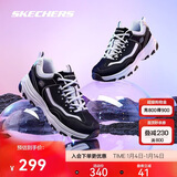 斯凯奇奥利奥|女鞋秋冬季黑白老爹鞋复古熊猫鞋透气增高运动鞋88888250