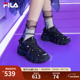 FILA斐乐女鞋轻便舒适运动鞋猫爪家族时尚复古老爹鞋网面鞋日常休闲鞋 【猫爪三代】黑-BK 37.5
