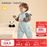 巴拉巴拉童装婴儿连体羽绒服连体衣宝宝衣服2025冬装哈衣爬服萌趣男童女童