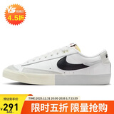 耐克NIKE运动板鞋男复刻BLAZER LOW运动鞋DZ2544-100白黑43