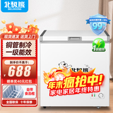 北极熊（BEIJIXIONG）冰柜商用卧式大容量冷柜家用冷藏冷冻单双温展示柜铜管部件 248单温【一级能效 升级铜管部件】