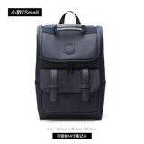 BACKSTAGE潮牌轻便双肩包男大容量初中生书包女大学生高中休闲旅行电脑背包 蓝色小号 现货