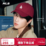 MLB帽子男女棒球帽圣诞礼物元旦休闲鸭舌帽软顶3ACP7701N-07WIS