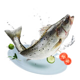 鸿顺 三去海鲈鱼3斤3条 去鳞去腮去内脏 国产海鱼 海鲜年货 源头直发