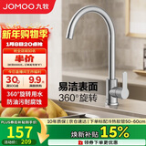 九牧（JOMOO）厨房水龙头304不锈钢洗菜盆360°旋转冷热双控龙头33221-748/7B-Z
