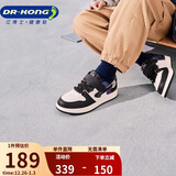 江博士学步鞋运动鞋秋季男女童舒适休闲国货儿童鞋B14243W001黑/米26