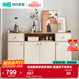林氏家居餐边柜北欧橱柜子客厅茶水柜家用多功能收纳储物碗柜 落地款|T4餐边柜1.58米