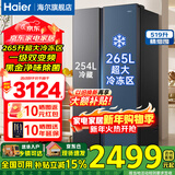 海尔（Haier）冰箱519升大冷冻对开门一级能效超薄双变频风冷无霜嵌入式电冰箱 【对开门热卖爆品】519升双变频|DEO净味|