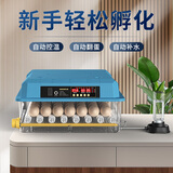 暖立方 家用型孵化器智能小鸡孵化机全自动小型鸡鸭鹅孵化箱芦丁孵蛋器 15枚单电【温度天数-送水瓶】