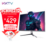 KKTV 27英寸 高清 专业办公 大屏显示器 微边框 低蓝光爱眼 HDMI接口  75HZ 电脑液晶屏幕 K27ZH