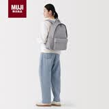 MUJI带PC收纳袋双肩包休闲包   灰色6s 大包