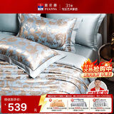 富安娜家纺四件套 欧式提花高档床品套件 华尔兹1米5床 203*229cm