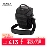 天霸TENBA摄影包 单肩相机包斜跨一机一镜可伸缩拓展枪包三角包4L 爱克斯AXIS V2 黑色 637-750