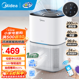 美的（Midea） 空气净化器除甲醛家用新风机 净离子除菌除醛 全屋换气除雾霾烟味灰尘 智能数显美居互联APP智控 【性价比爆款】KJ200G-Z1