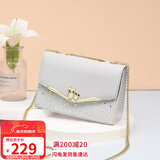 爱情海牛皮包包女包轻奢品牌链条单肩斜挎包女生日新年礼物送女生女友