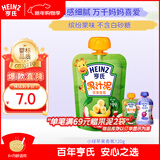 亨氏（Heinz）苹果香蕉水果泥120g婴儿辅食宝宝辅食营养果汁泥6月+