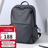 高尔夫（GOLF）双肩包男士大容量背包男防泼水15.6英寸电脑学生书包休闲旅行背包