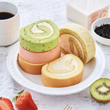 阿源饼屋网红瑞士卷蛋糕动物奶油原味红茶夹心早餐面包奶油卷蛋糕西式甜品 瑞士卷随机2盒（可备注）