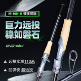 钓迷（fishingfans）快鲨超远投路亚竿泛用淡海水钓鱼杆鲈鳜鱼黑坑岸投抛竿2.7米直柄M