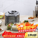 乐扣乐扣（LOCK&LOCK）耐热玻璃保鲜盒微波炉饭盒上班学生便当盒分隔餐盒配便当包两件套