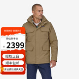巴塔哥尼亚（Patagonia）男士Isthmus Parka 户外保暖长款防寒棉服外套27022 CSC茶色 M