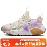 耐克NIKE女子休闲鞋气垫HUARACHE秋款运动鞋DQ8031-101顶峰白色42码